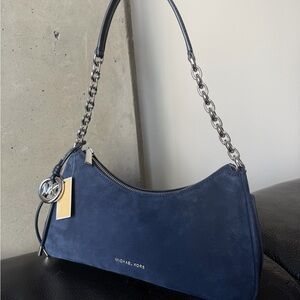 Michael Kors Nolita Navy Blue Shoulder Bag